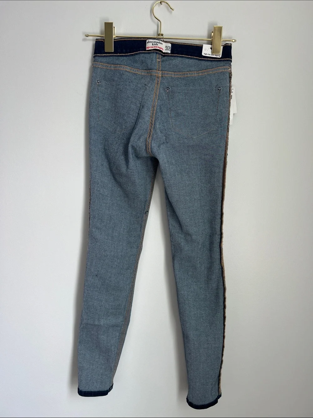 abercrombie kids | High-Rise Jean Legging Dark Blue Wash NWT Size 11/12 Kids